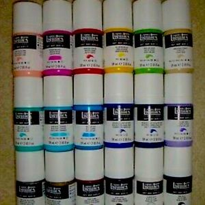 18 New Liquitex Professional soft body Acrylic 2-oz bottles